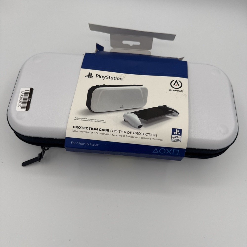 PowerA White Hard Shell Padded Carrying Case for PlayStation Portal Console